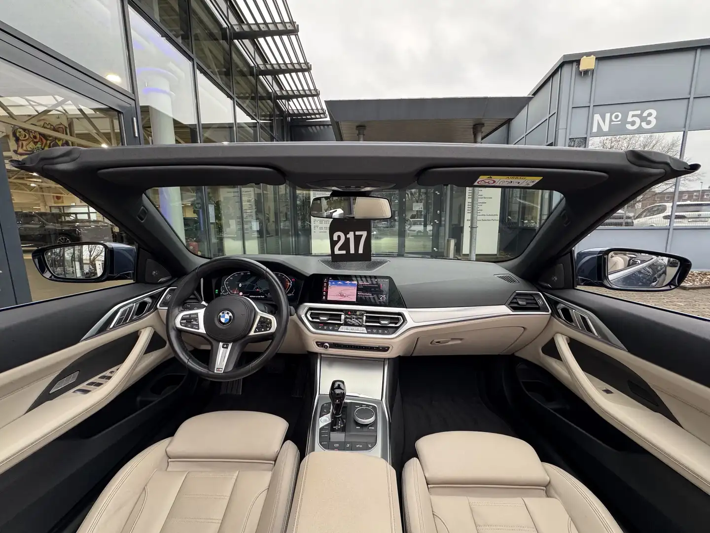 BMW 420 i Cabrio h&k DA RFK Ambiente 18" LenkrHzg Blau - 2