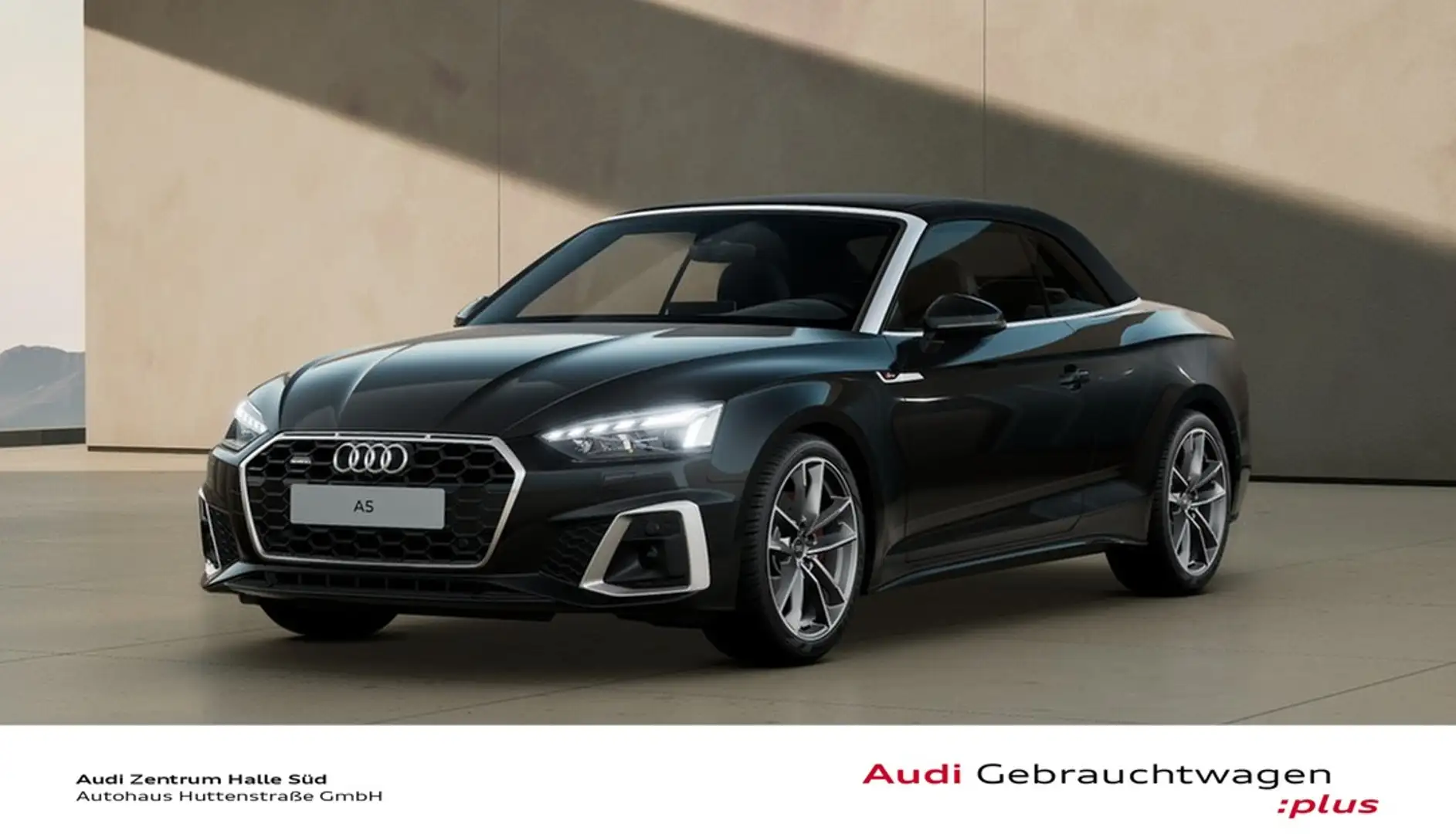 Audi A5 Cabrio 40 TDI qu S line LASER VIRTUAL B&O AHK Schwarz - 1