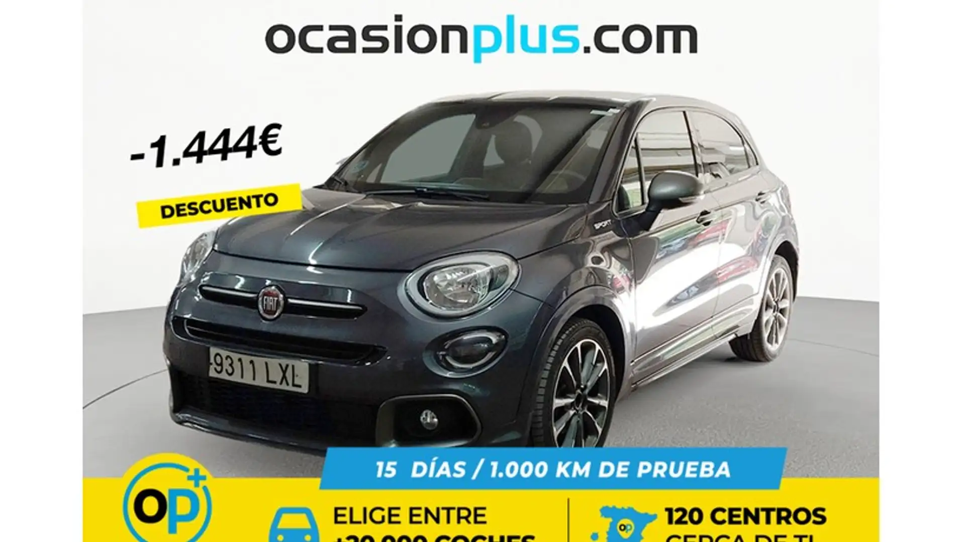 Fiat 500X 1.0 Firefly S&S Sport Gris - 1