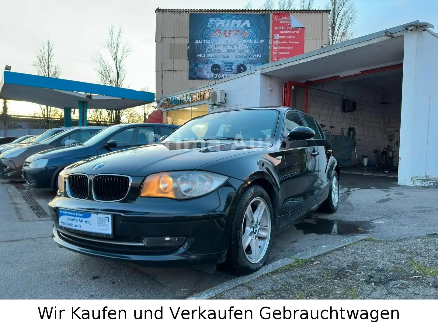 BMW 118 Baureihe 1 Lim. 118d Schwarz - 1