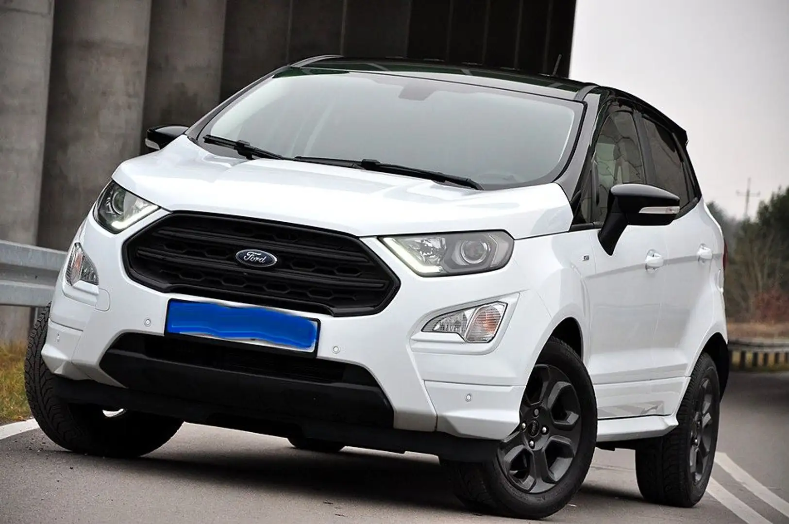 Ford EcoSport ST-Line Navi Teilleder Weiß - 1
