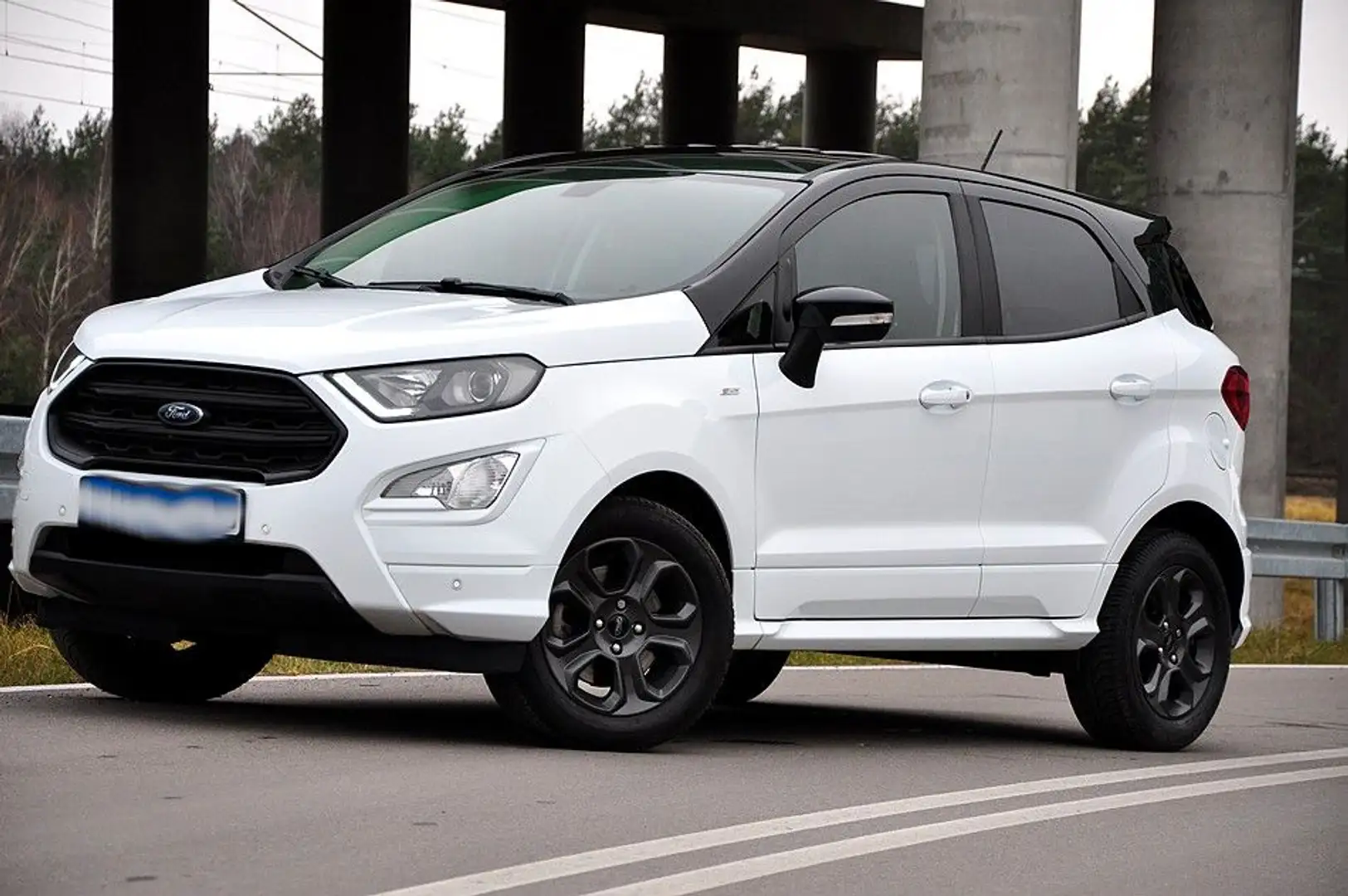 Ford EcoSport ST-Line Navi Teilleder Weiß - 2