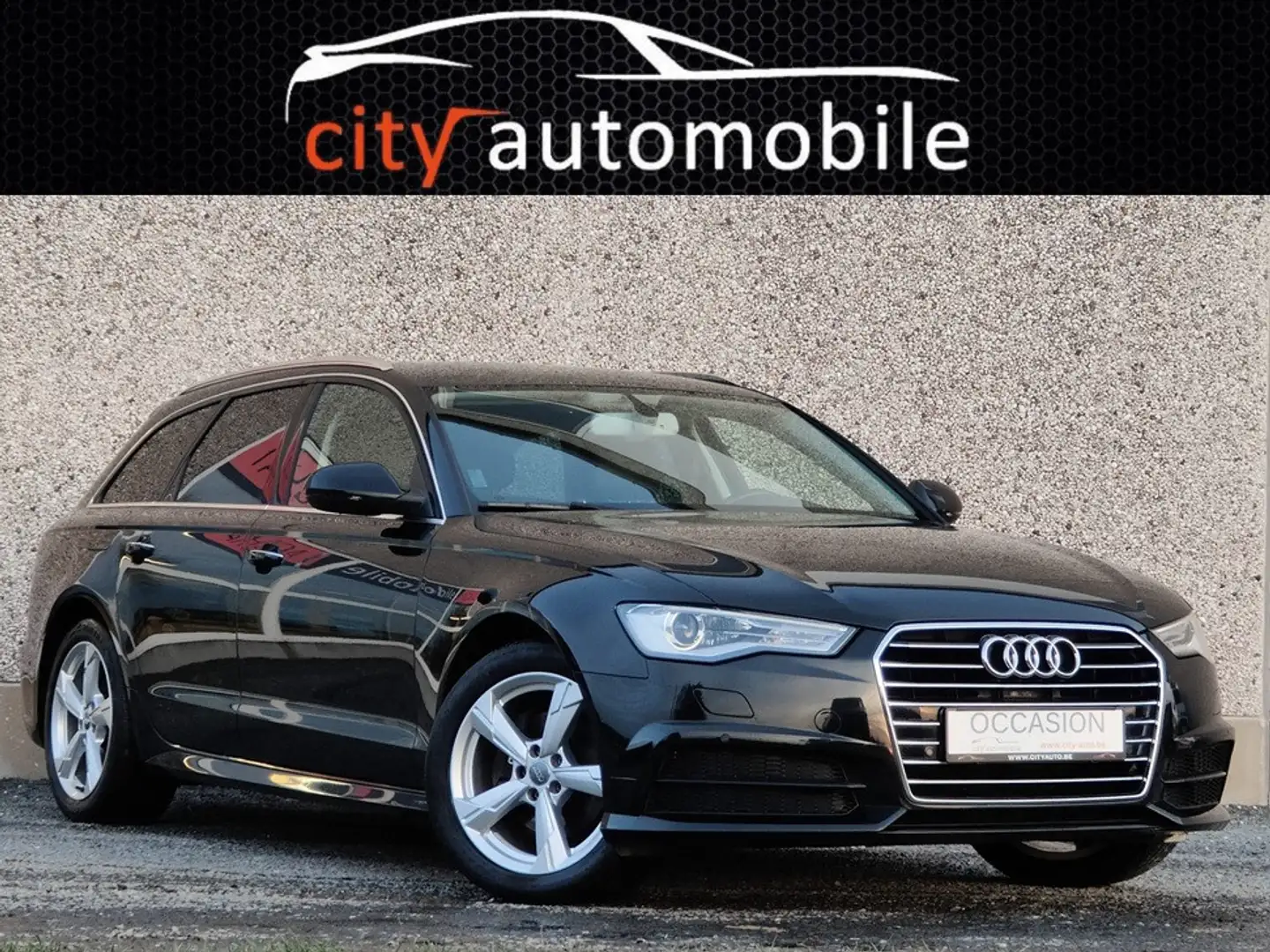 Audi A6 2.0 TDI S-TRONIC CUIR GPS CAMERA CARPLAY SIEGES CH Zwart - 1