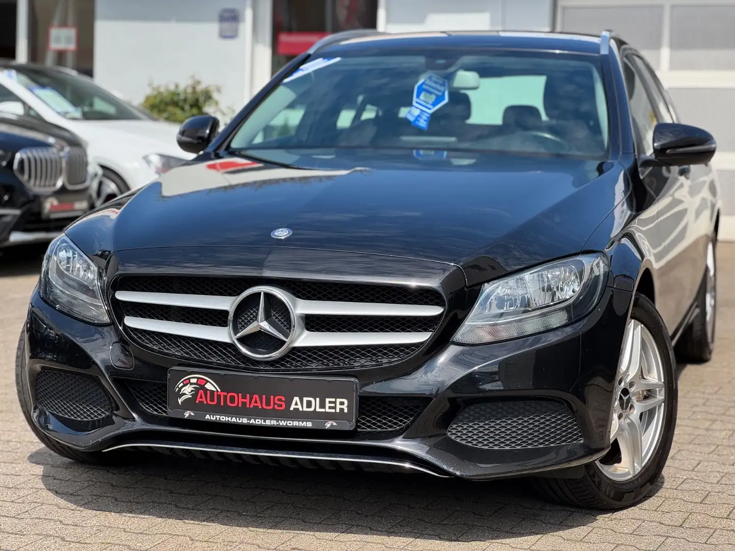 Mercedes-Benz C 200 T BLUE TEC/d*2HD*6GANG*LEDER*NAVI*TEMP*SH* Zwart - 2