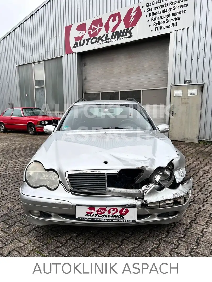 Mercedes-Benz C 220 CDI T CLASSIC * UNFALL * MOTOR LÄUFT * TÜV Silber - 2