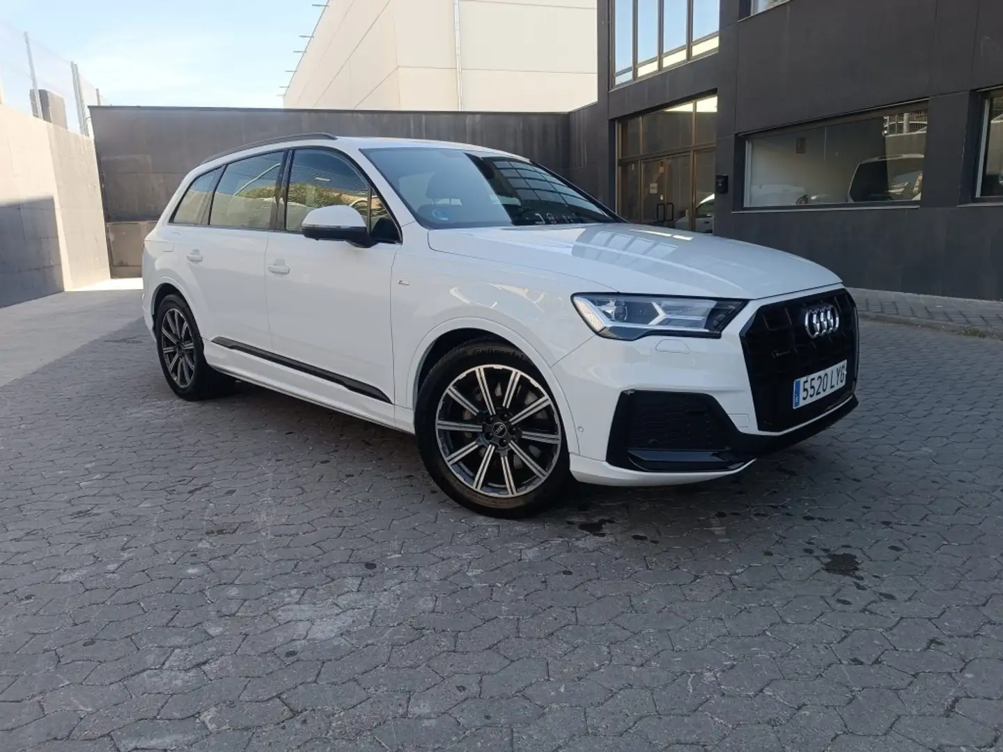 Audi Q7 45 TDI S line quattro Blanco - 1