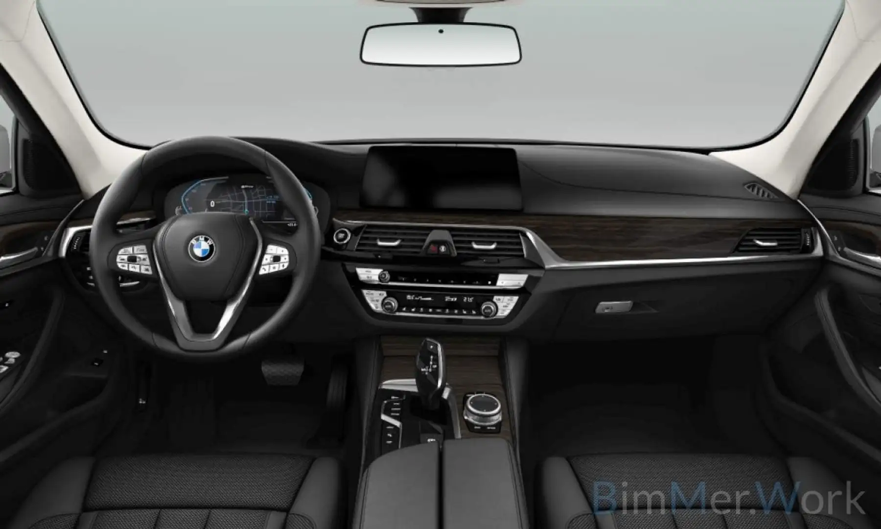 BMW 530 xD LuxuryLine 360°Glasdach HUD HiFi Massage Grijs - 2