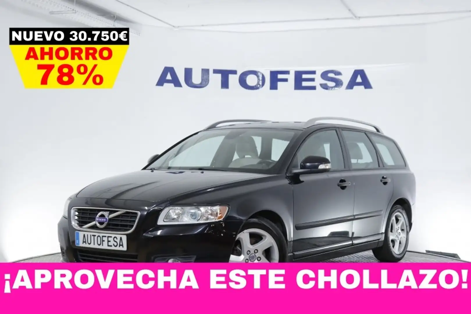 Volvo V50 1.6D MOMENTUM 114cv 5P # PARKTRONIC Negro - 1
