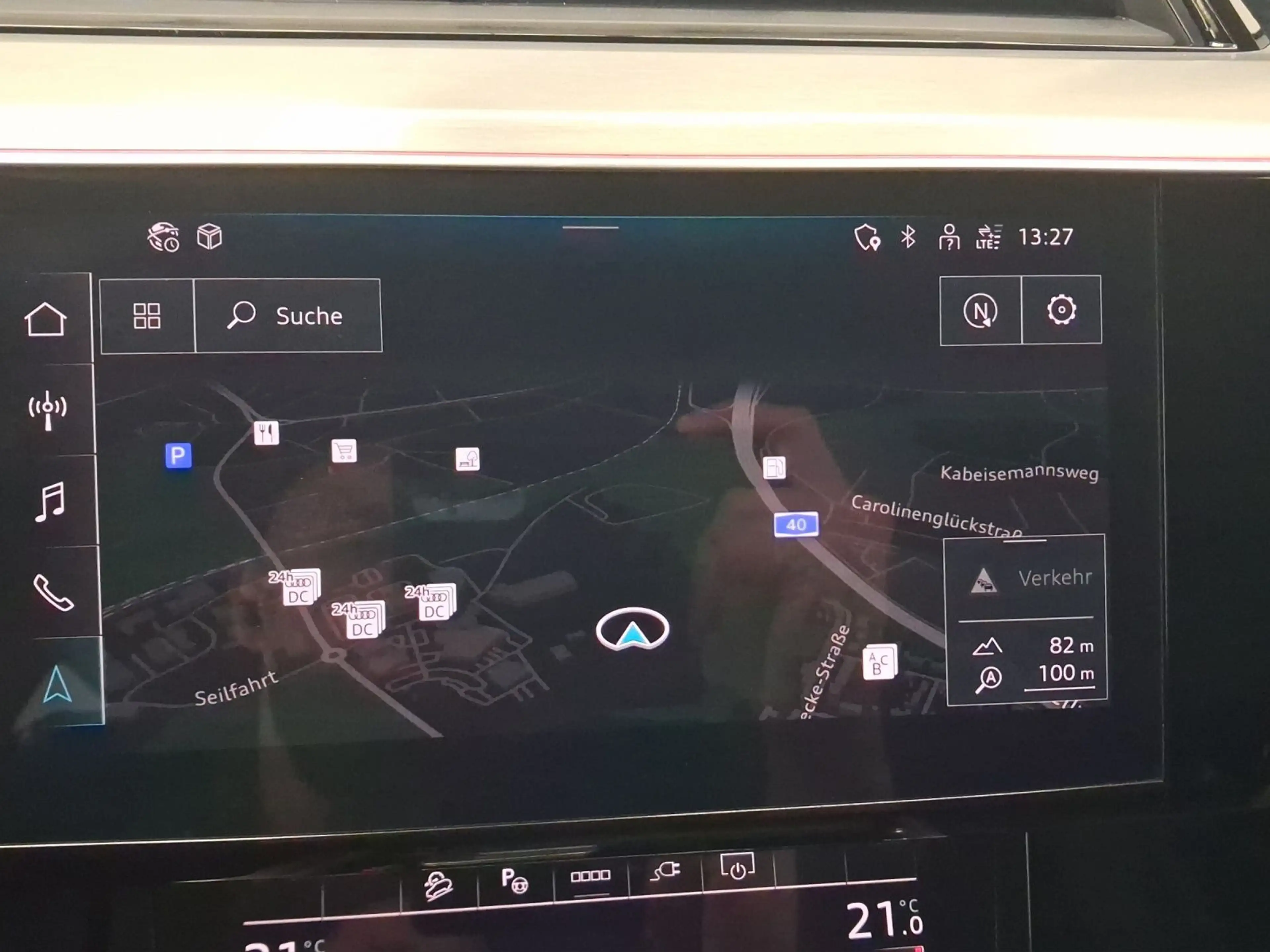 Audi Q8 e-tron 55 Q ADVANCED AHK STDHZG BuO OPS+ PDC+ — photo 14