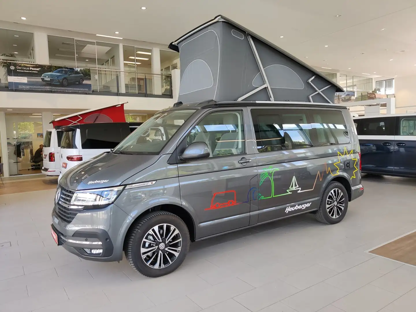 Volkswagen T6 California T6.1 California Ocean2.0 TDI DSG Ocean, LED, Navi Gris - 2