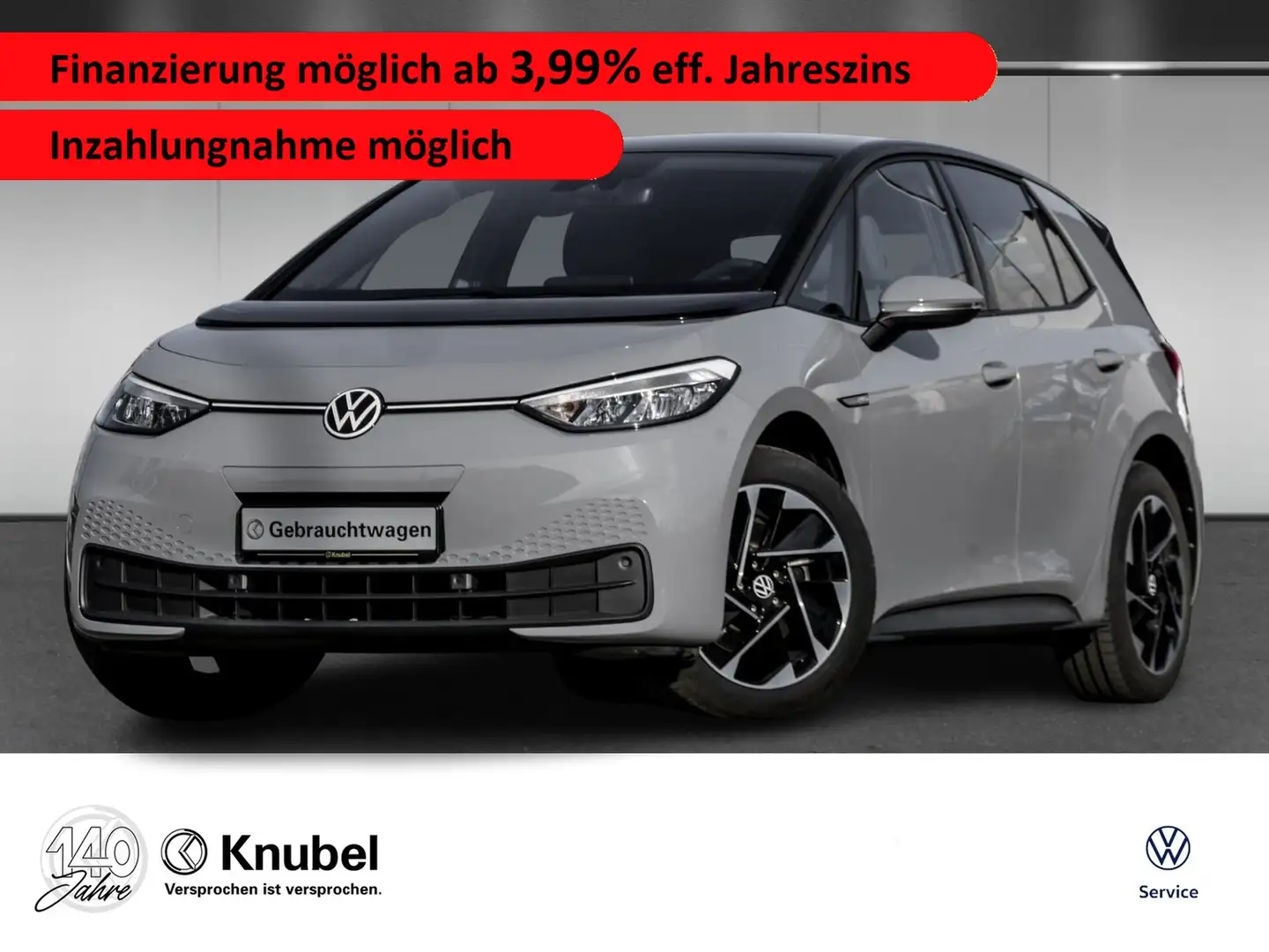 Volkswagen ID.3 Pure Performance LED Navi DAB+ LaneAssist Grau - 1