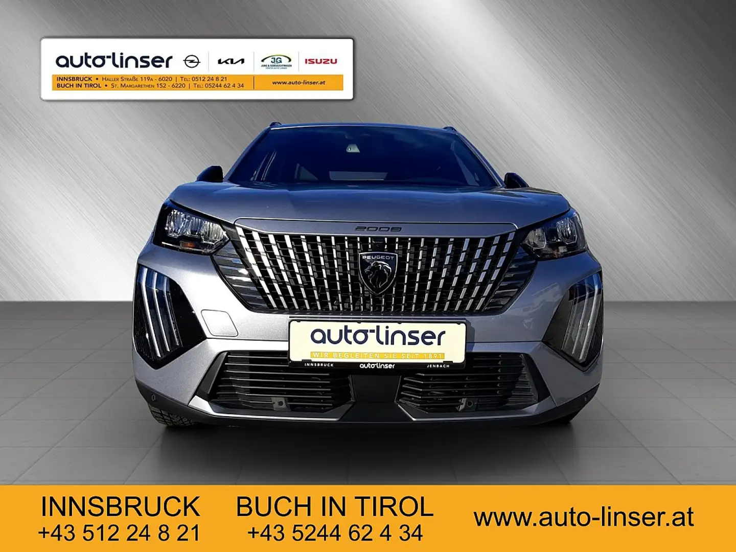 Peugeot 2008 PureTech 100 S&S Allure 6-Gang-Manuell Gris - 2