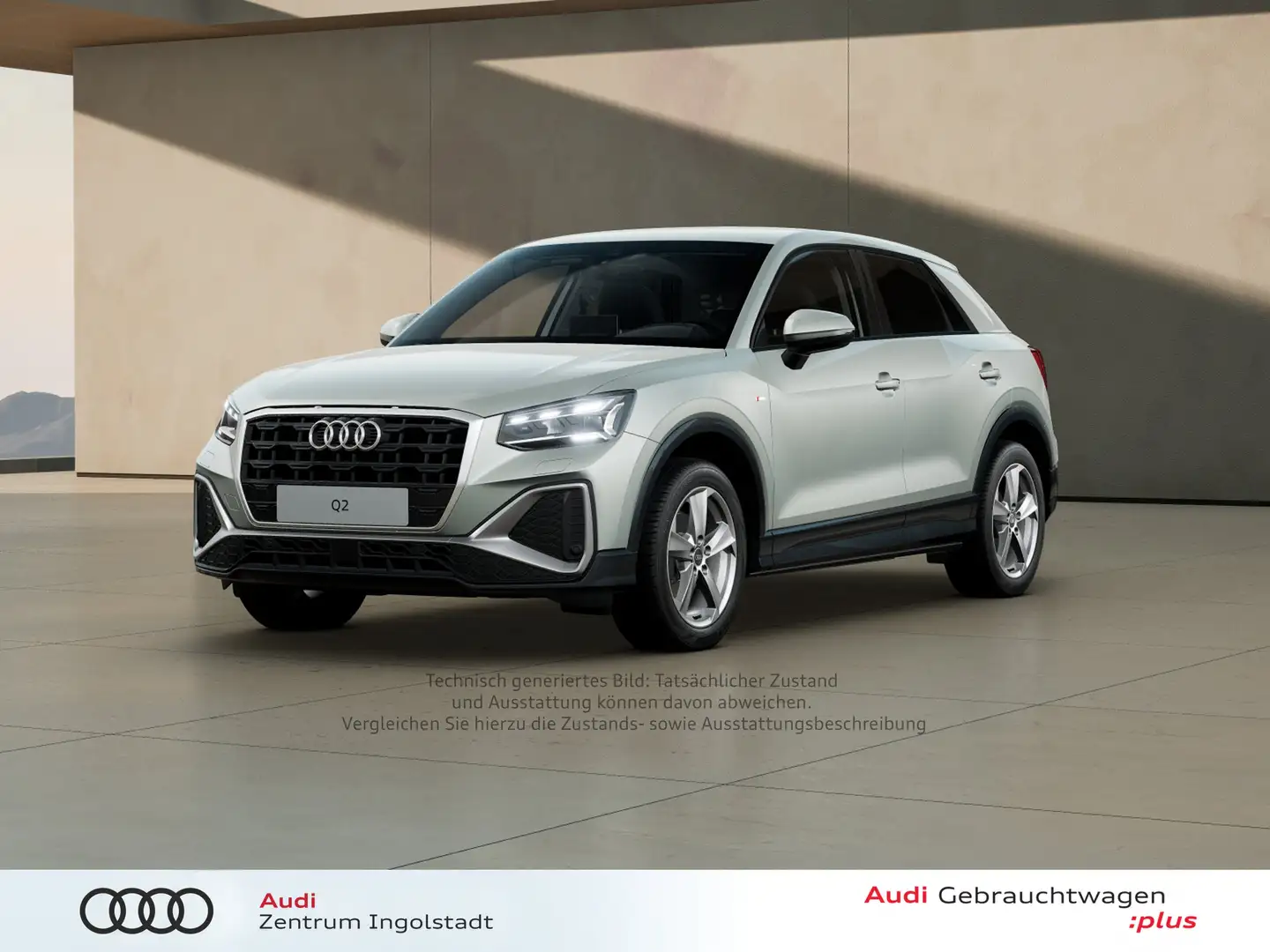 Audi Q2 30 TFSI S line NAVI+ MATRIX KAM. PDC+ Silber - 1