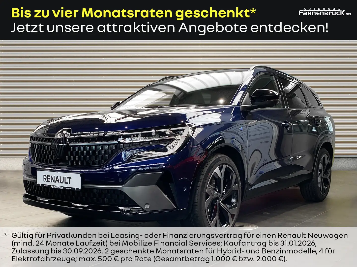 Renault Espace Esprit Alpine E-Tech Full Hybrid 200 ACC Bleu - 1