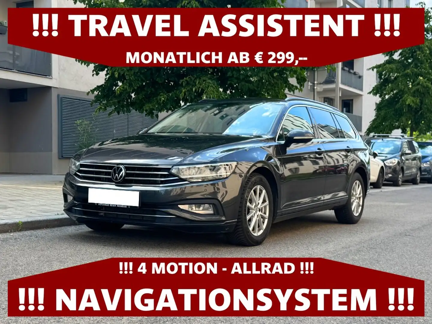 Volkswagen Passat Variant 2,0 TDI DSG 4Motion | ALLRAD | PICKERL BIS 12/2026 Grau - 1