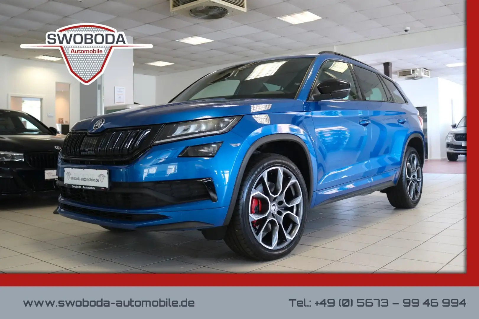 Skoda Kodiaq RS 4x4 AHK DCC Pano Kamera PDC Bleu - 1