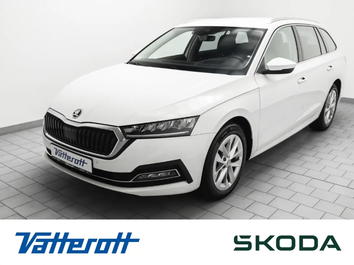 Skoda Octavia Combi 2.0 TDI STYLE Navi AHK Weiß - 1