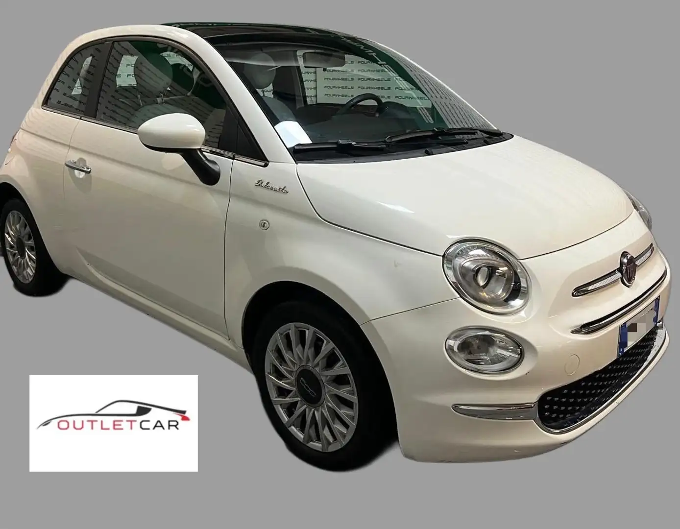 Fiat 500 500 III 2015 1.0 hybrid Dolcevita 70cv Weiß - 1