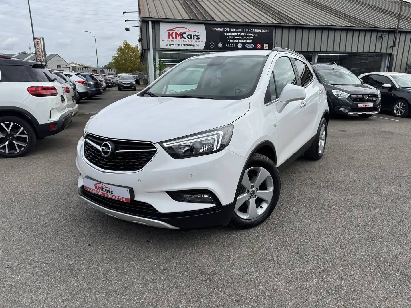 Opel Mokka X BOITE AUTOMATIQUE / AIRCO /JANTES/NAVIGATION /CUIR Blanc - 1
