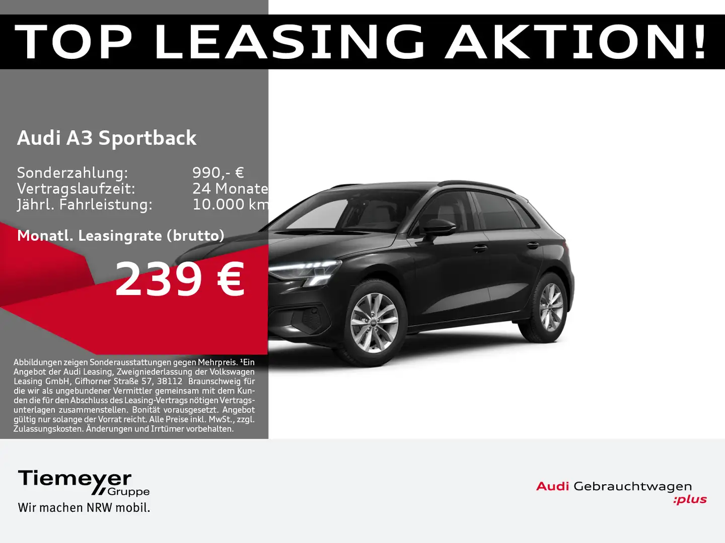 Audi A3 35 TDI ST.HEIZ HUD KAMERA SPORTSITZ Schwarz - 1