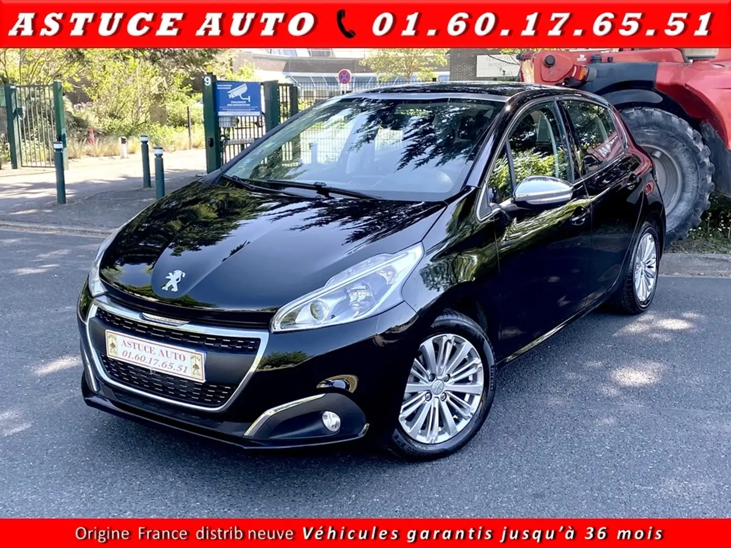 Peugeot 208 1.2 PURETECH 110CH E6.C ALLURE S\u0026S 5P Noir - 1