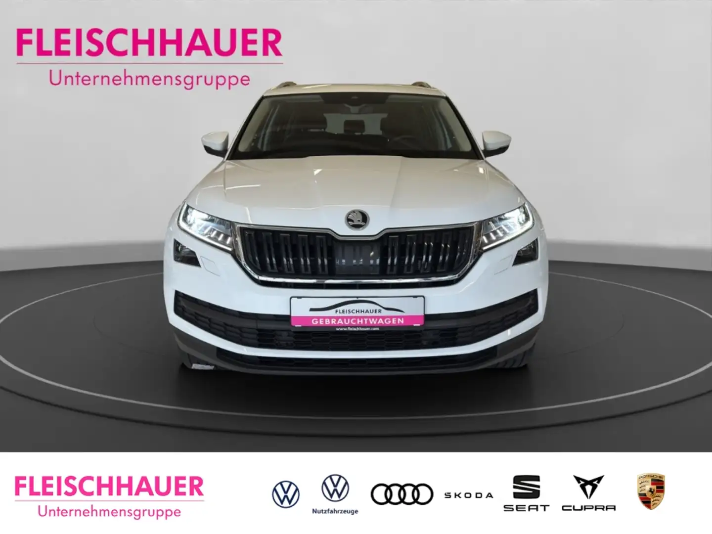 Skoda Kodiaq Style 2.0 TDI 4x4 Navi+LED+AHK+ACC+DCC+19''+VC+App Weiß - 2