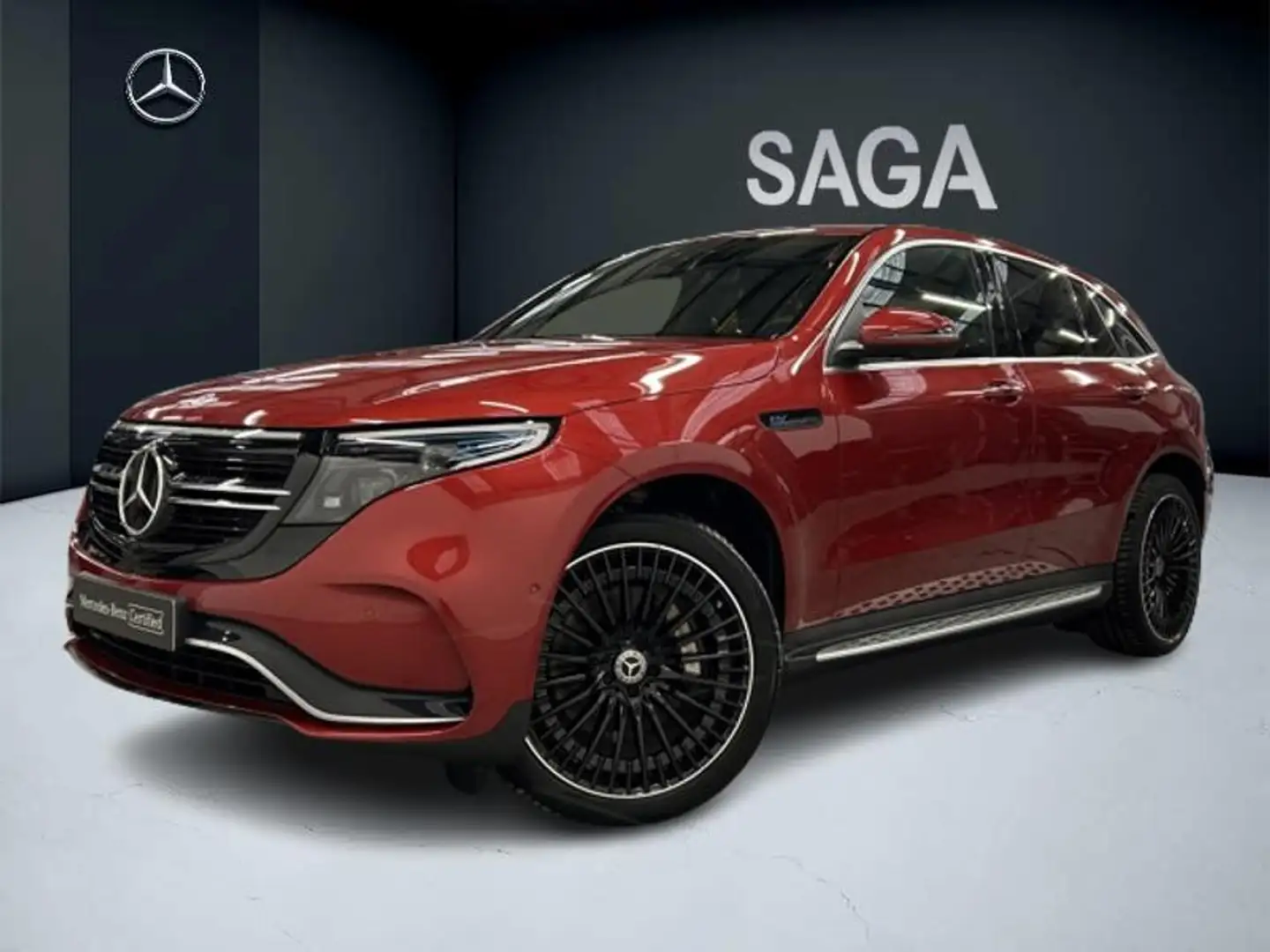 Mercedes-Benz EQC 400 400 4MATIC AMG Line Toit ouvrant Rouge - 1