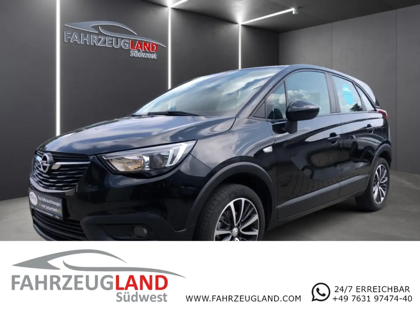 Opel Crossland Edition 1.2 Turbo Navi Rückfahr PDC Klimaauto Shz Noir - 1