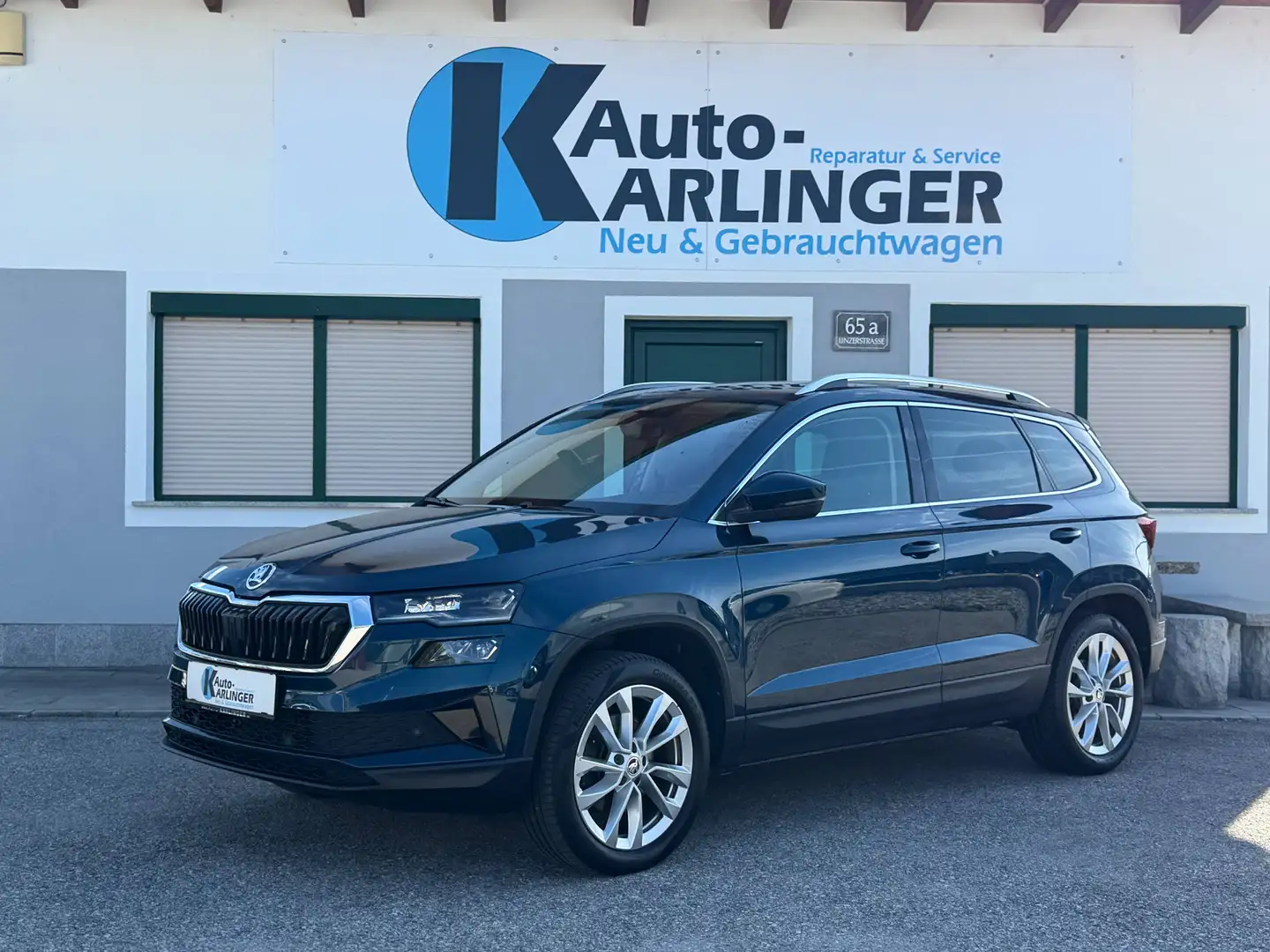 Skoda Karoq 2,0 Style TDI 4x4 DSG Blau - 2