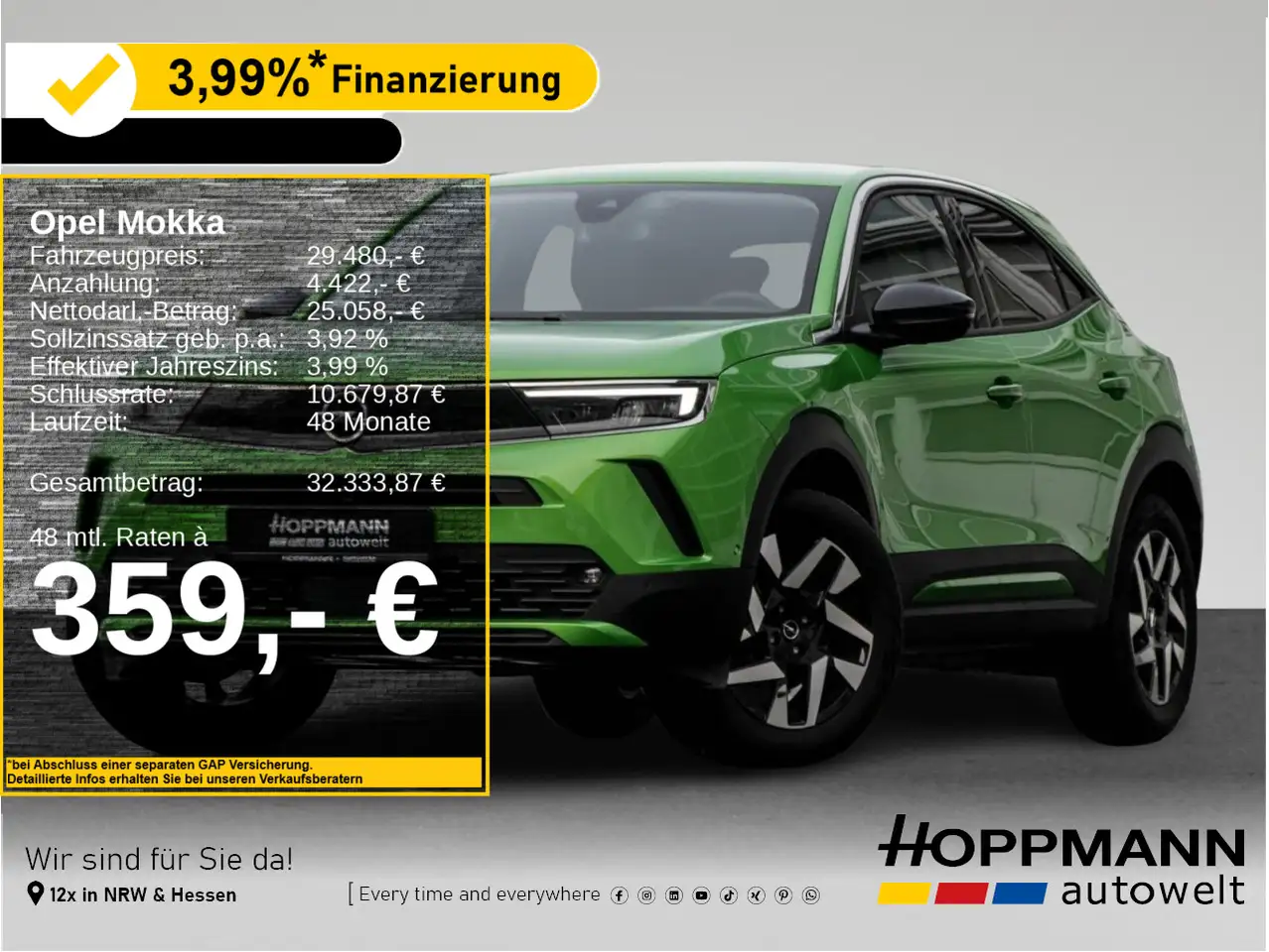 Opel Mokka e Elegance *SOFORT VERFÜGBAR*