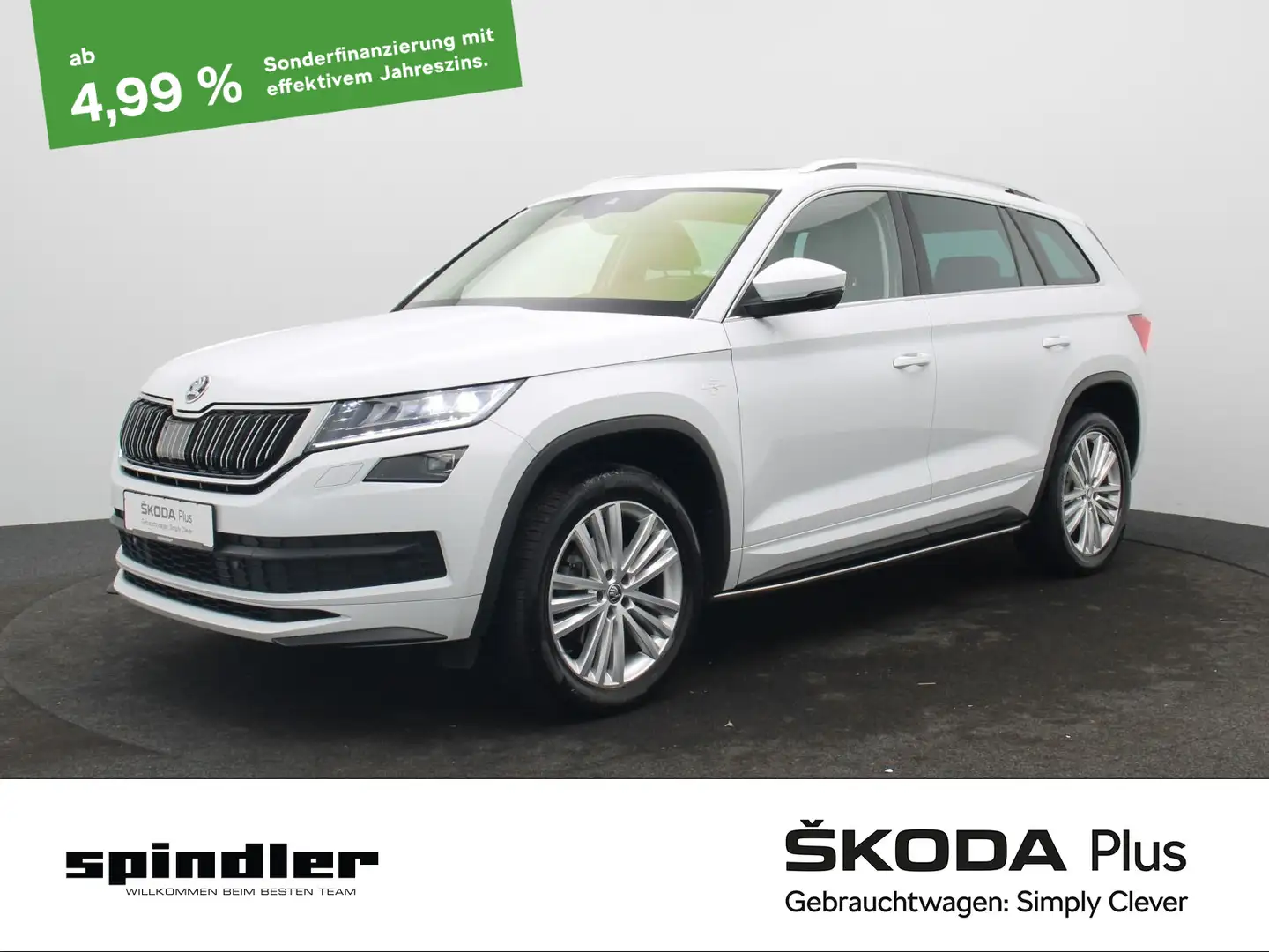 Skoda Kodiaq Laurin & Klement 2.0 TDI 4x4 DSG/Pano,ACC Blanco - 1