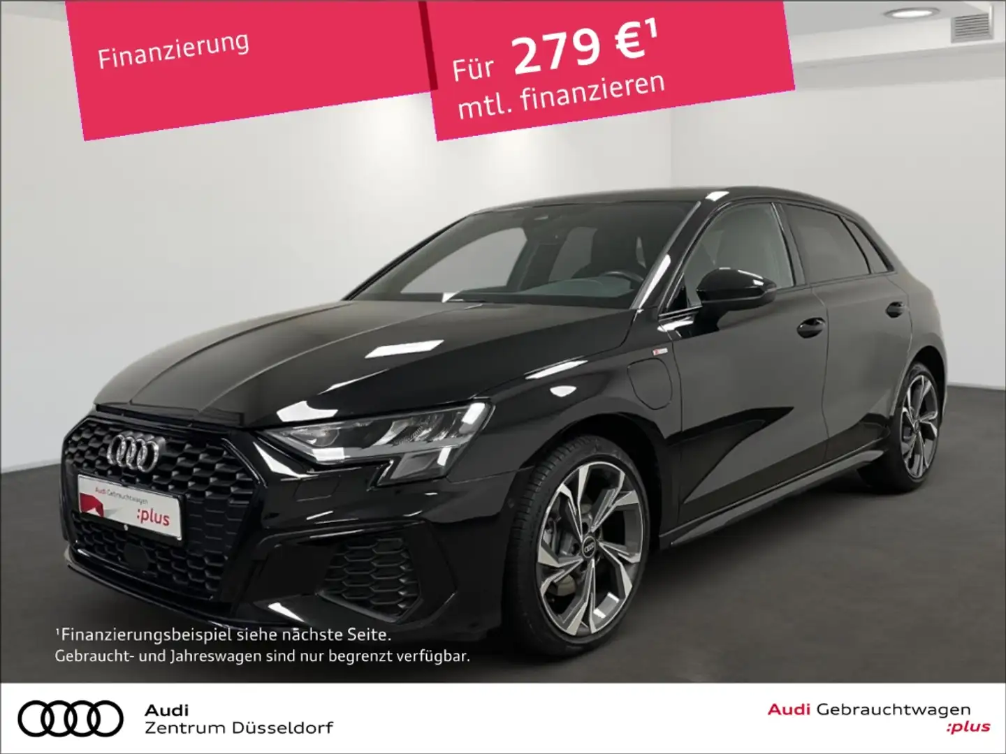 Audi A3 Sportback 40 TFSI e S-LINE CARPLAY LED PDC 18 Schwarz - 1