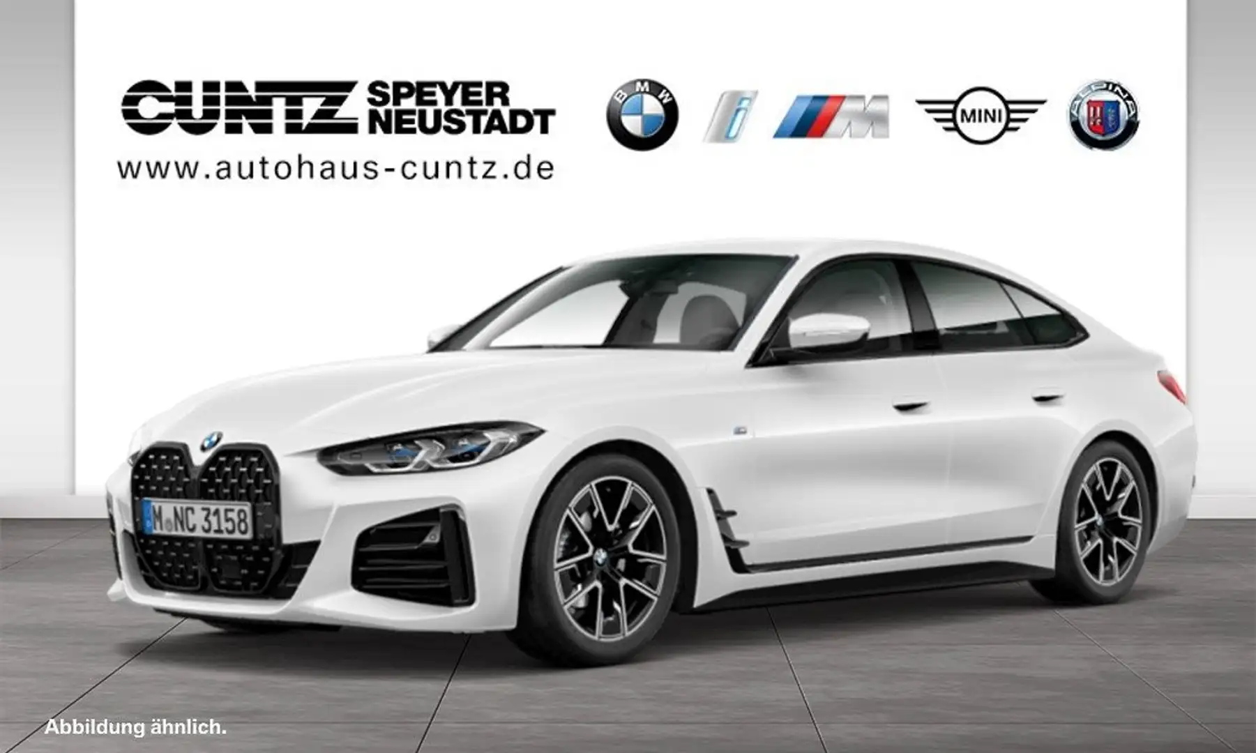 BMW 420 i Gran Coupé M-Paket Komfortzg. Drive-Parkassist B Weiß - 2