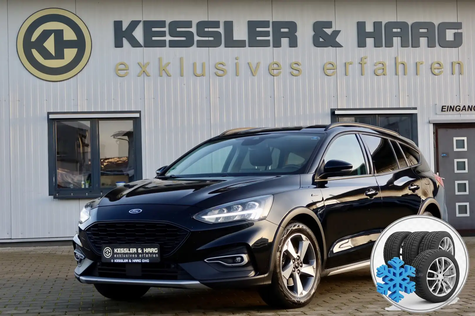 Ford Focus Turnier Active #LED#8XReifen#WINTERPACK# Schwarz - 1