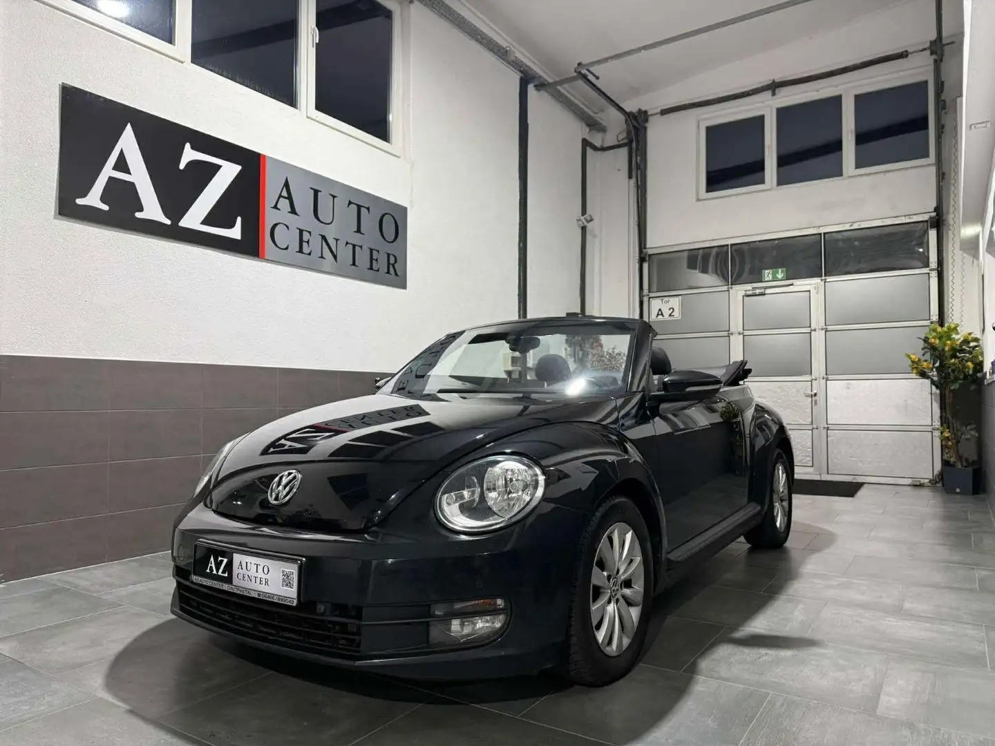 Volkswagen Beetle Cabriolet 1.6 TDI/Tempomat/Euro5/PDC Schwarz - 1