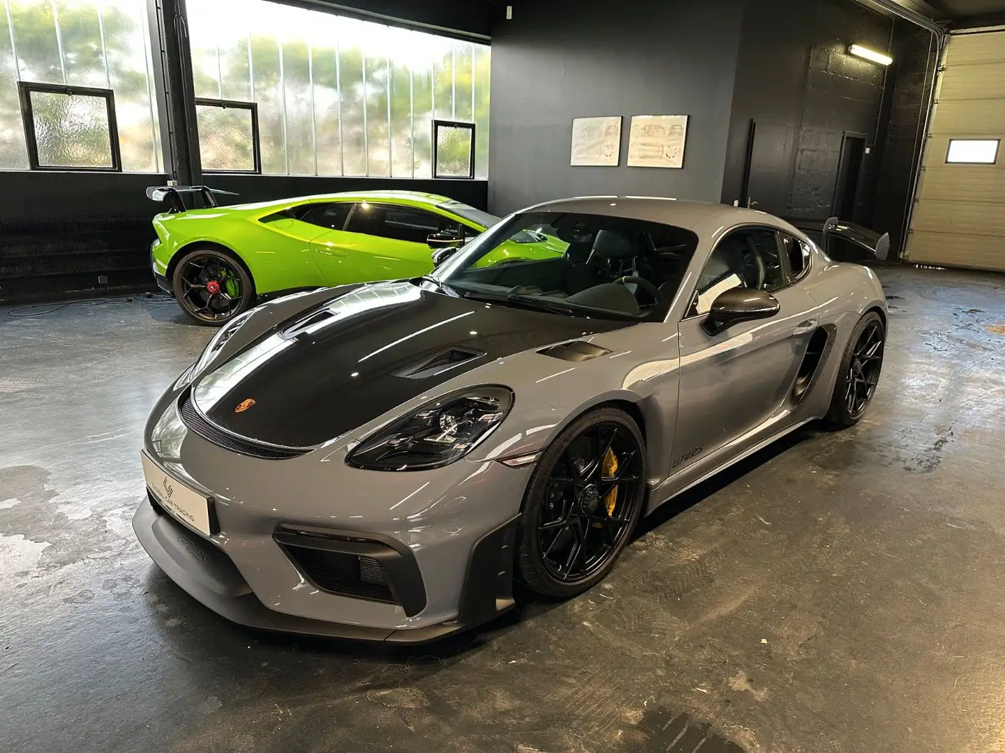 Porsche Cayman 718 Cayman GT4 RS Weissach*PCCB*Lift*Clubsport Grau - 1