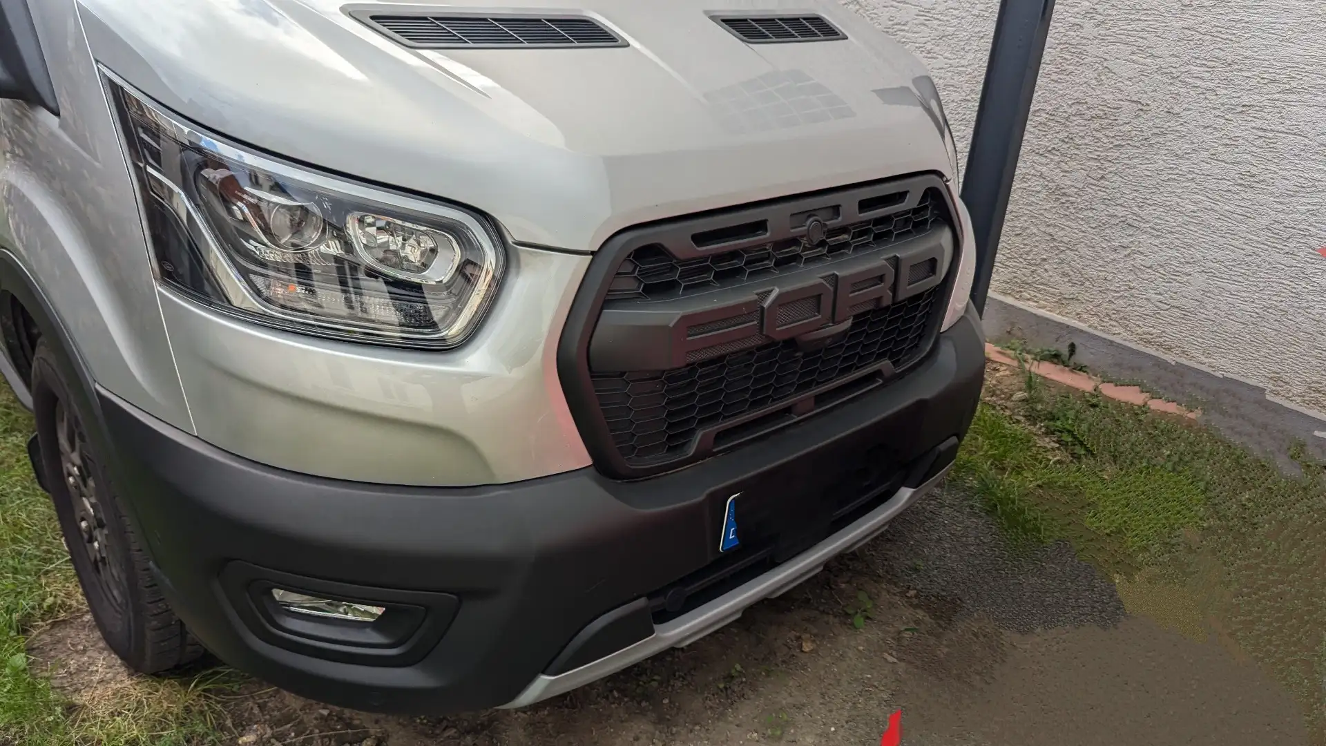 Ford Transit 350 L3 Trail, Camper Ausbau Tüv Neu Garantie 2028 Silber - 2