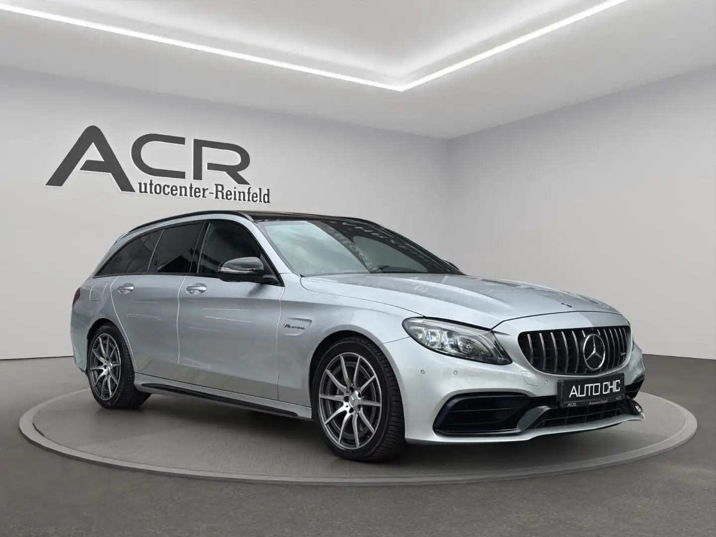 Mercedes-Benz C 63 AMG C 63 T AMG Distro/360°/Pano/Memory/HuD/MB.S-Heft Silber - 1