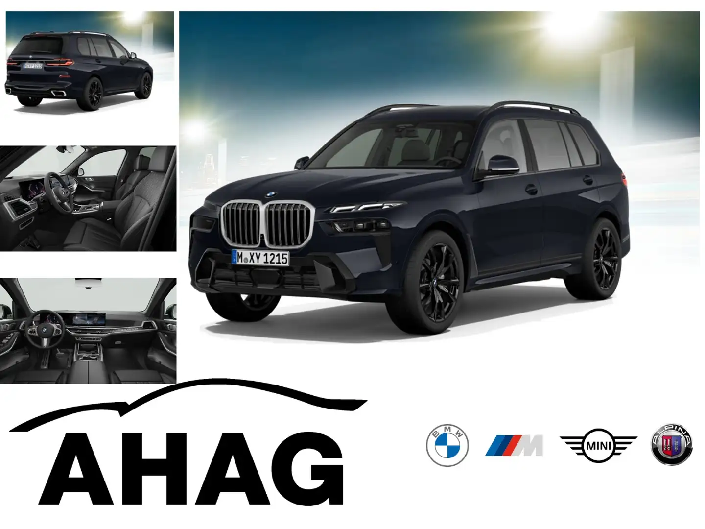 BMW X7 xDrive40d M Sportpaket Sport Aut. HIFI RFT Noir - 1