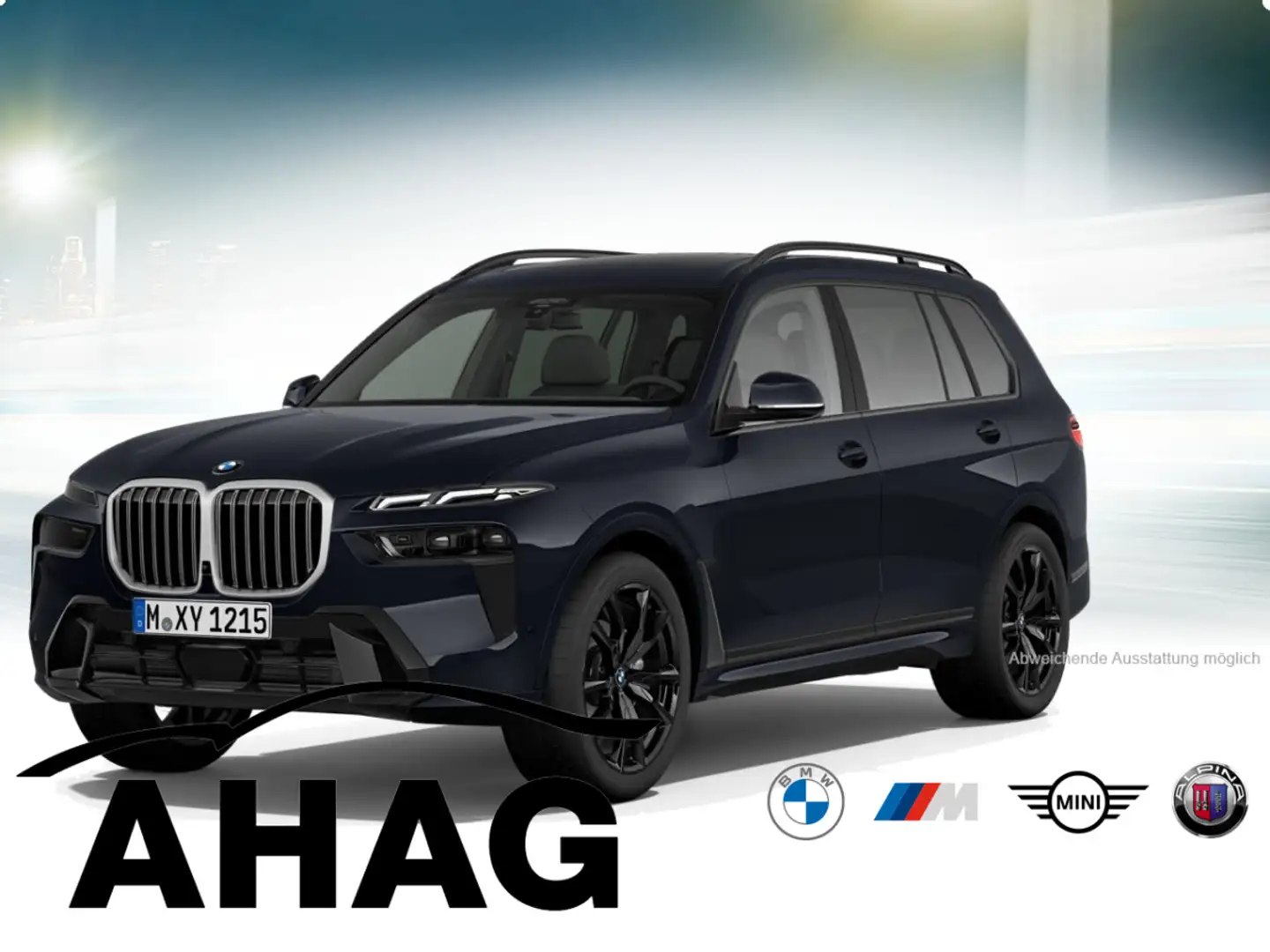BMW X7 xDrive40d M Sportpaket Sport Aut. HIFI RFT Noir - 2