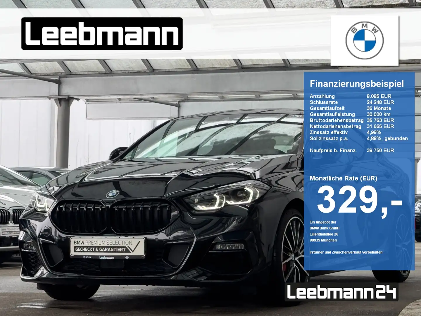 BMW 220 i xD. Gran Coupé M-Sport-Pro GARANTIE-10/2029 Schwarz - 1