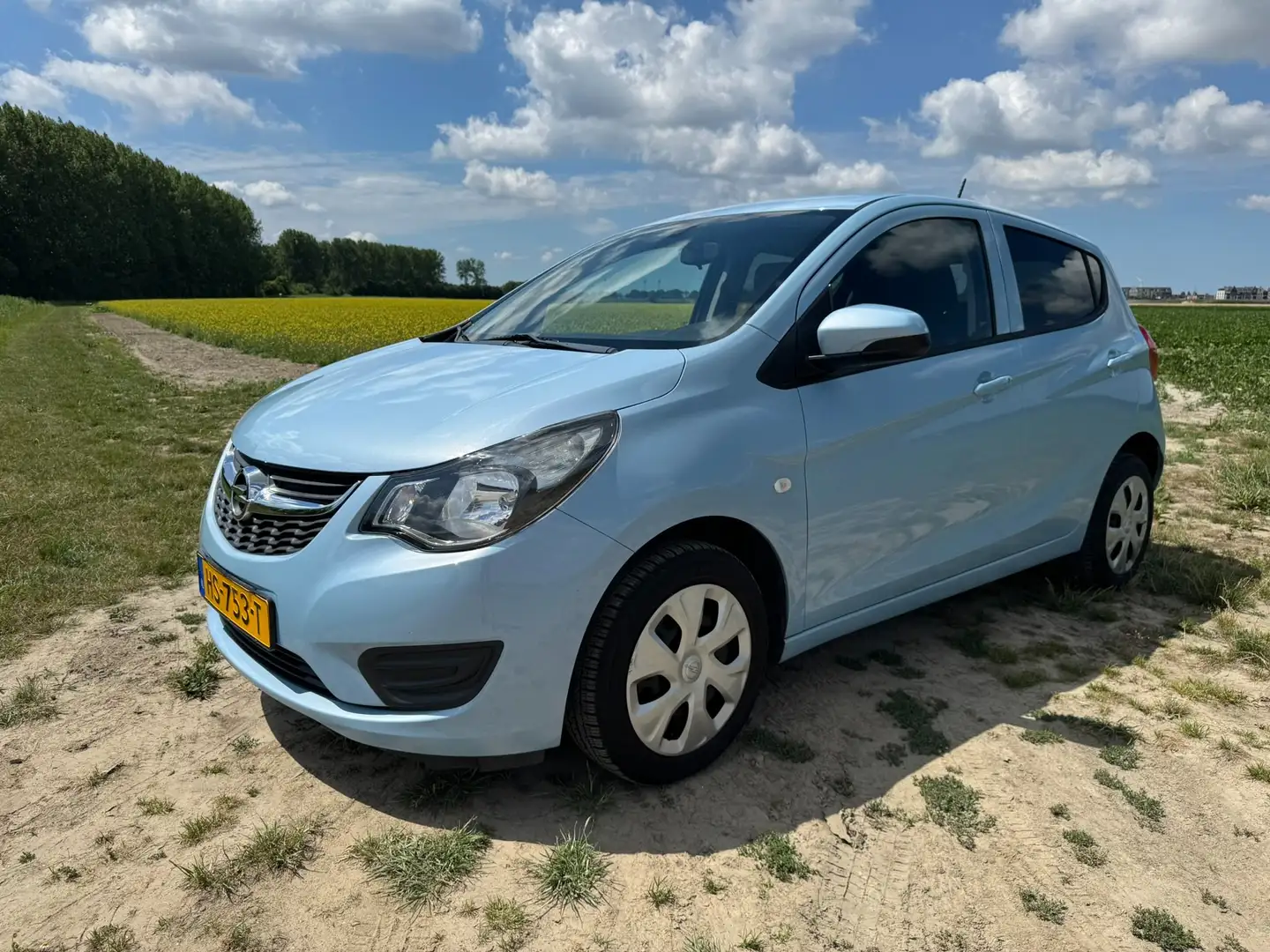 Opel Karl Karl 1.0 ecoFLEX Edition, pdc , getint glas enz Blauw - 2
