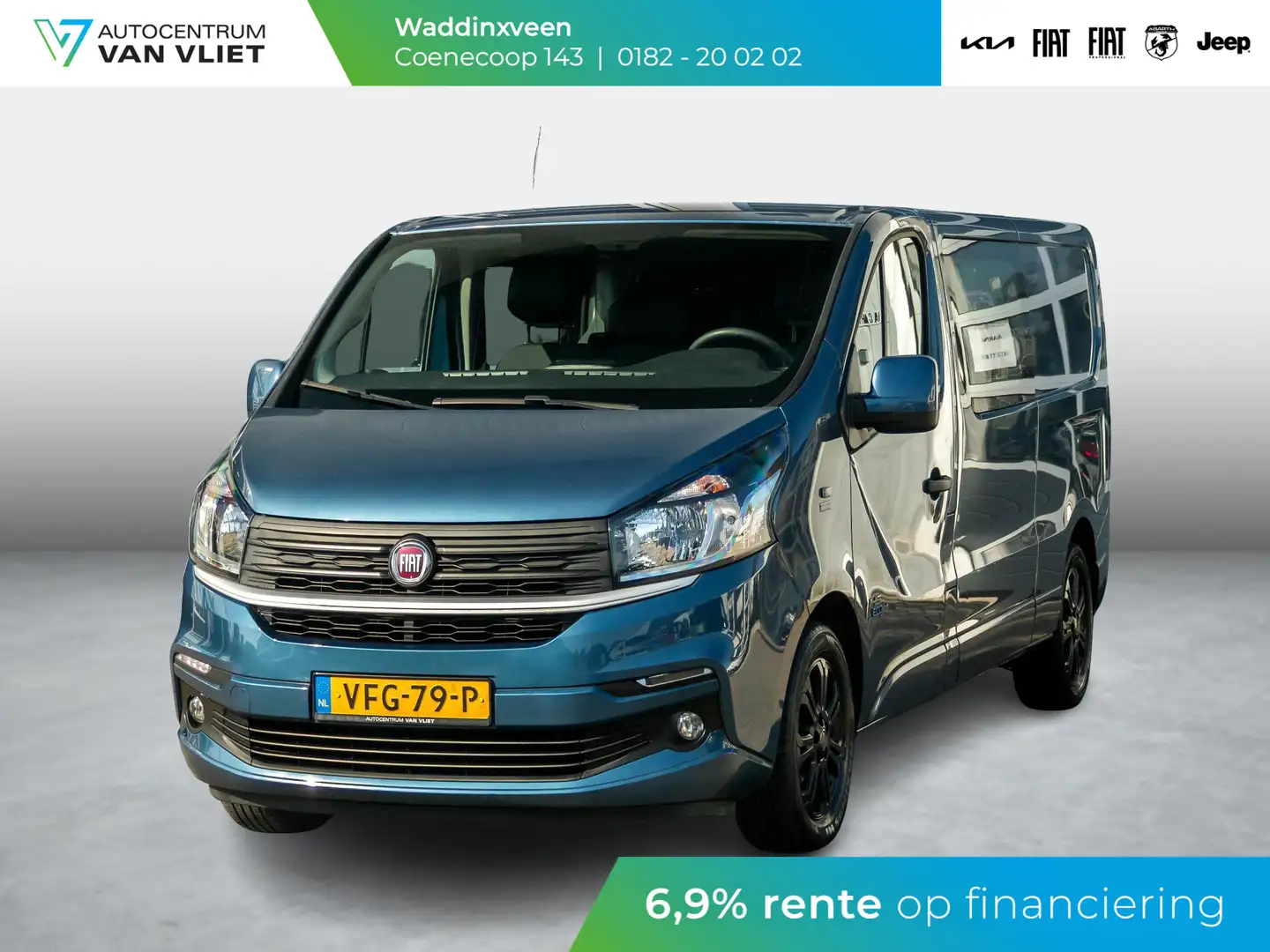 Fiat Talento 2.0 MultiJet L2H1 Business Pro DC | Trekhaak | Cam Azul - 1