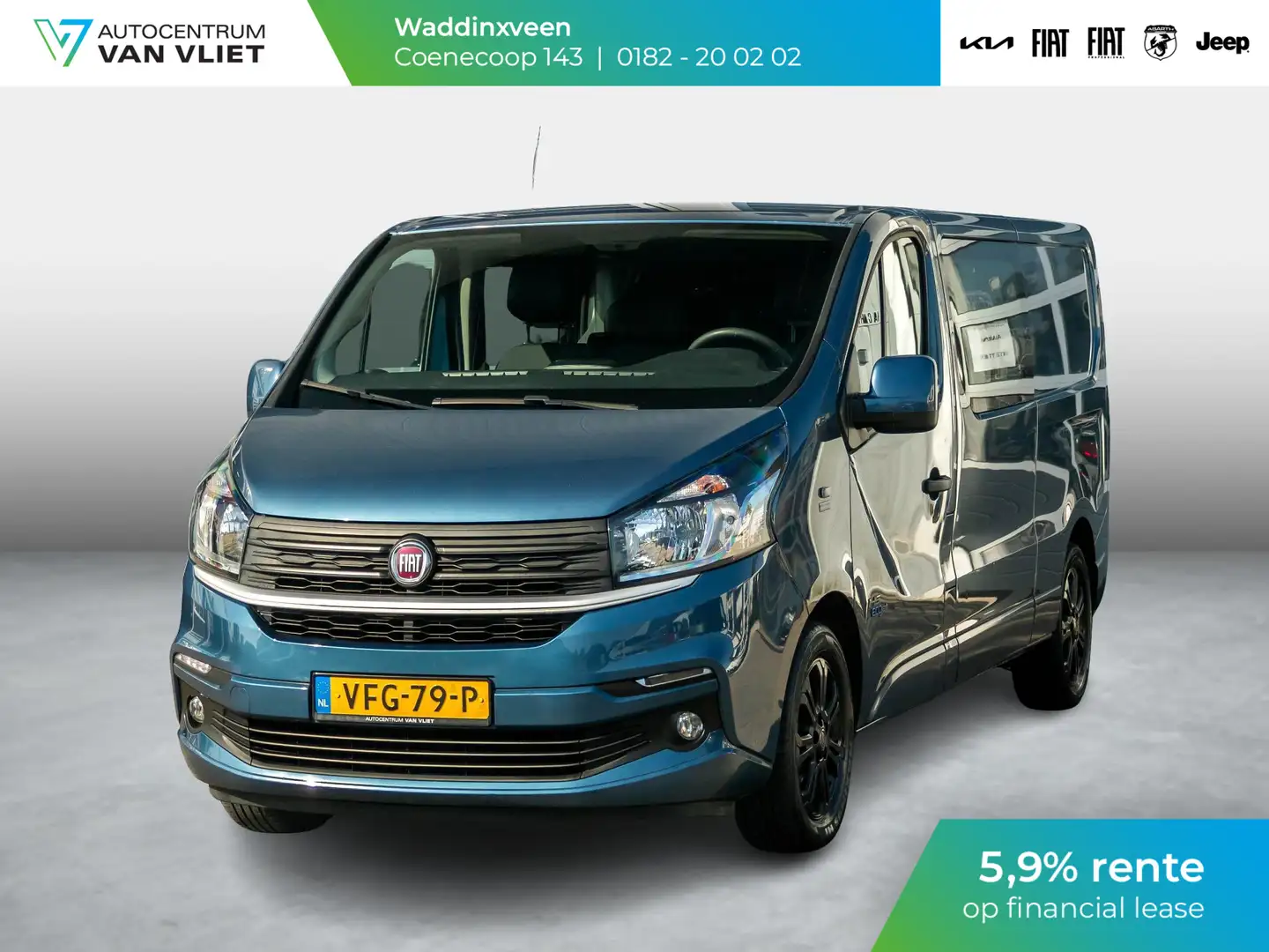 Fiat Talento 2.0 MultiJet L2H1 Business Pro DC | Trekhaak | Cam Bleu - 1