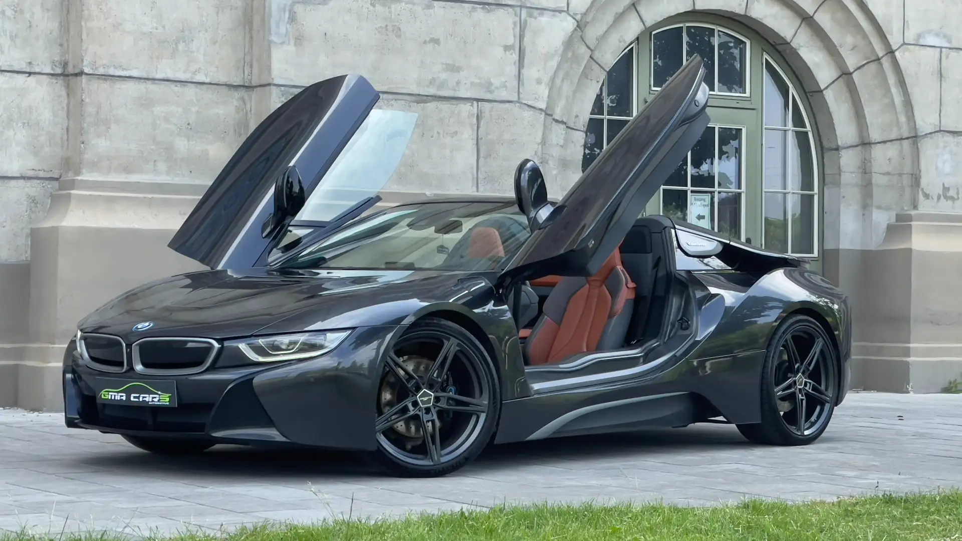 BMW i8 11.6 kWh PHEV Roadster-VERKOCHT/VENDU/SOLD Black - 2