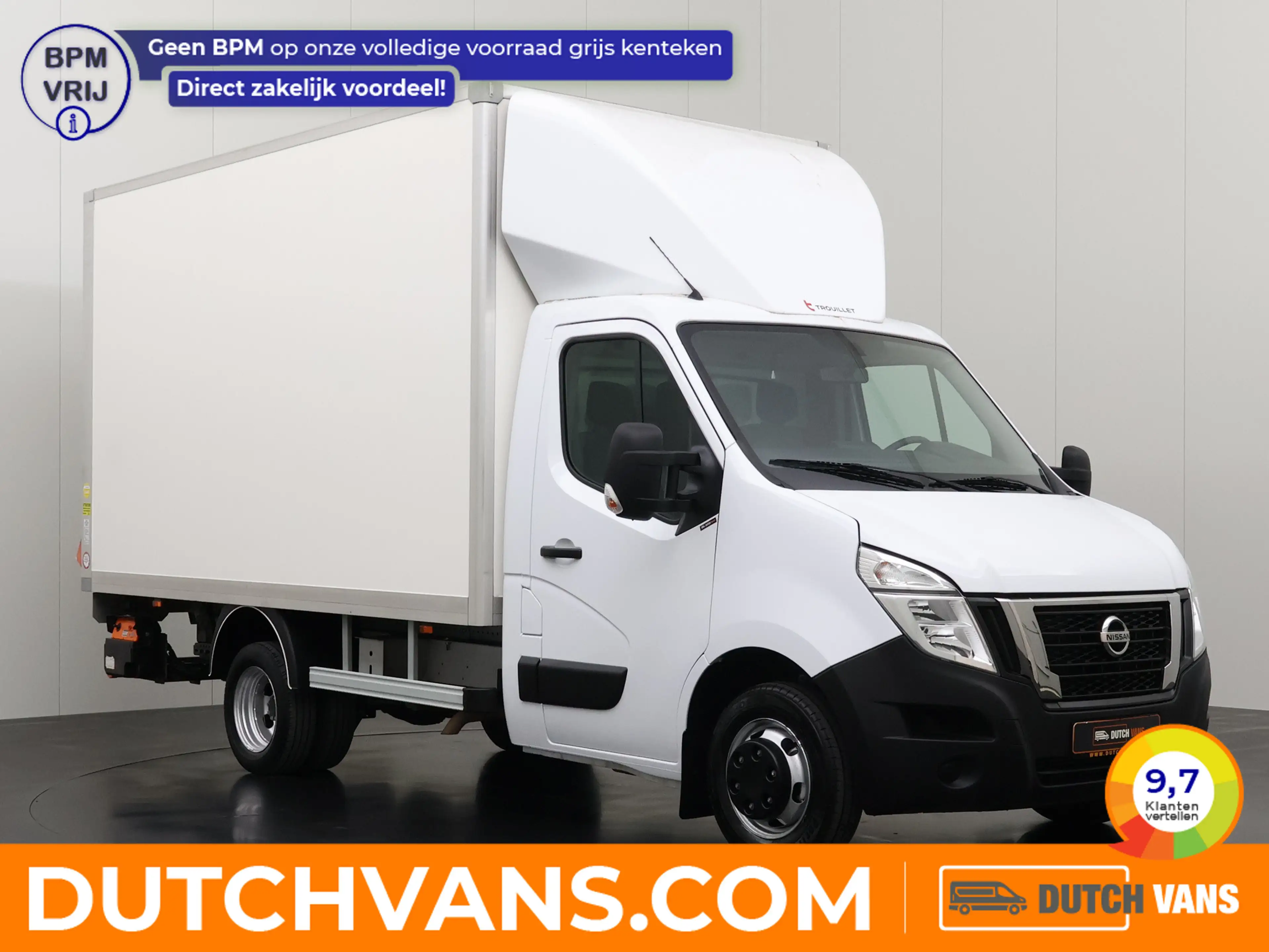 Nissan Interstar 2.3DCI 165PK Dubbellucht Bakwagen+Laadklep | Daksp
