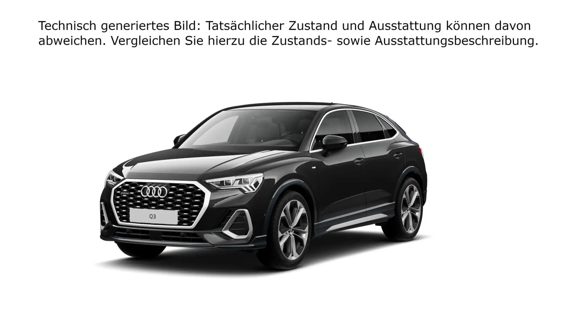 Audi Q3 40 TDI quattro S-Line AHK Standhzg Schwarz - 2