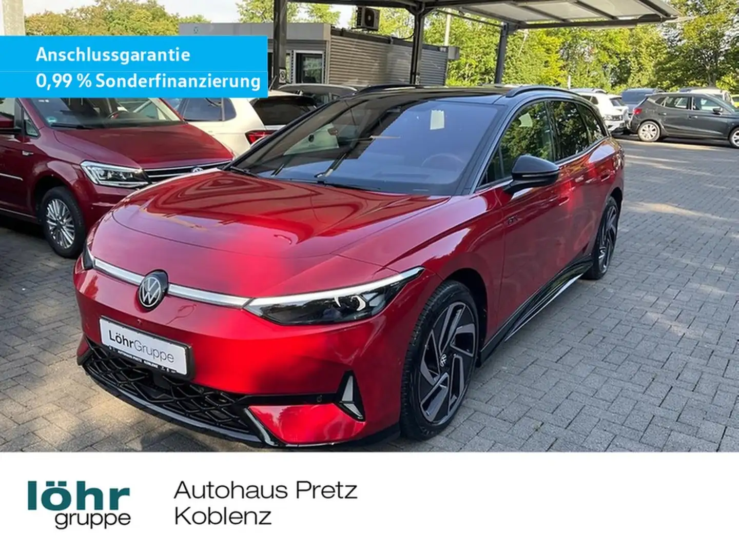 Volkswagen ID.7 Tourer GTX 4M "0,99%" AHK, 360°Kam., AR-HuD, IQ... Rot - 1