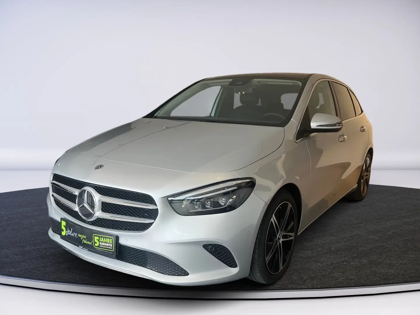 Mercedes-Benz B 200 d Leder KAM SpurH KlimaA FLA SHZ Silber - 2