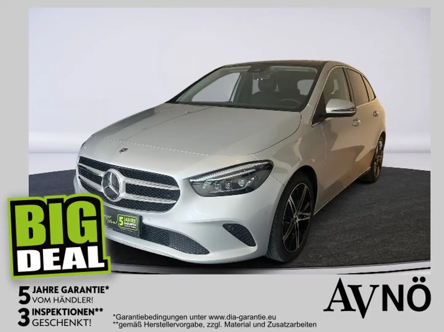 Mercedes-Benz B 200 d Leder KAM SpurH KlimaA FLA SHZ Silber - 1